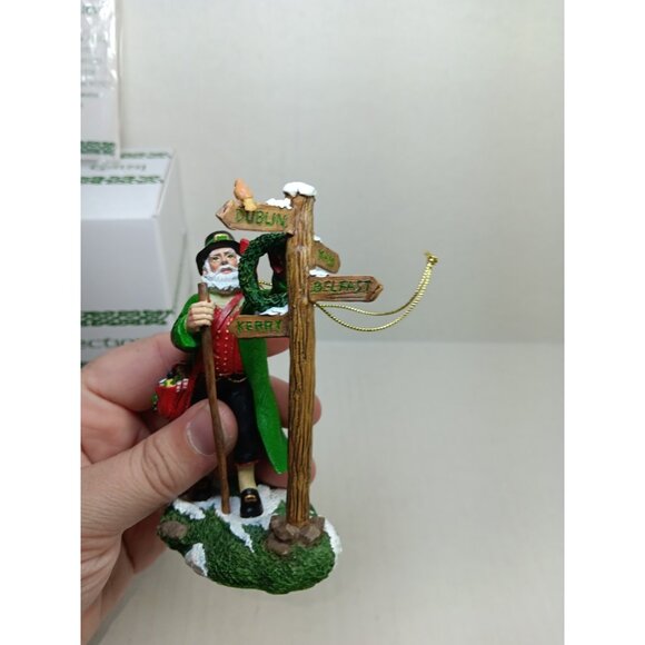 Vtg Pipka Irish Santa Collection Emerald Isle Limited Edition #11526 - Picture 4 of 7